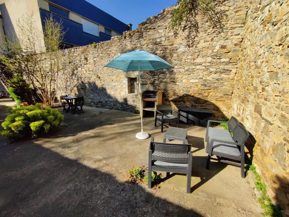 Appartement T2 "Jungle" Centre Ville De Vitre Au Calme Cote Cour Dış mekan fotoğraf