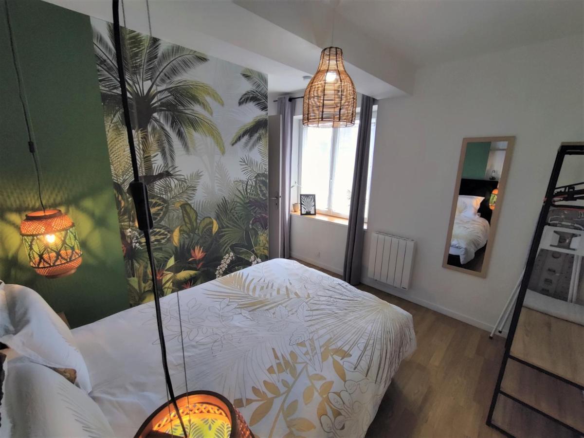Appartement T2 "Jungle" Centre Ville De Vitre Au Calme Cote Cour Dış mekan fotoğraf